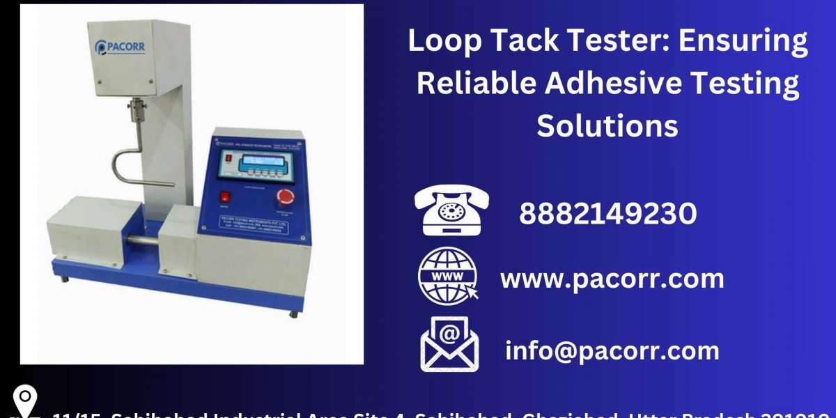 Loop Tack Tester: A Reliable Solution for Adhesive Tack Strength Measurement by pacorr.com